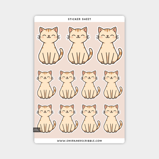 Cat Sticker Sheet