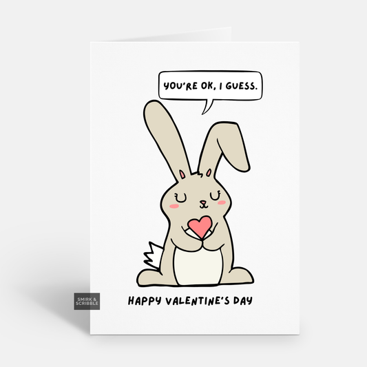 I Guess Valentine's Card