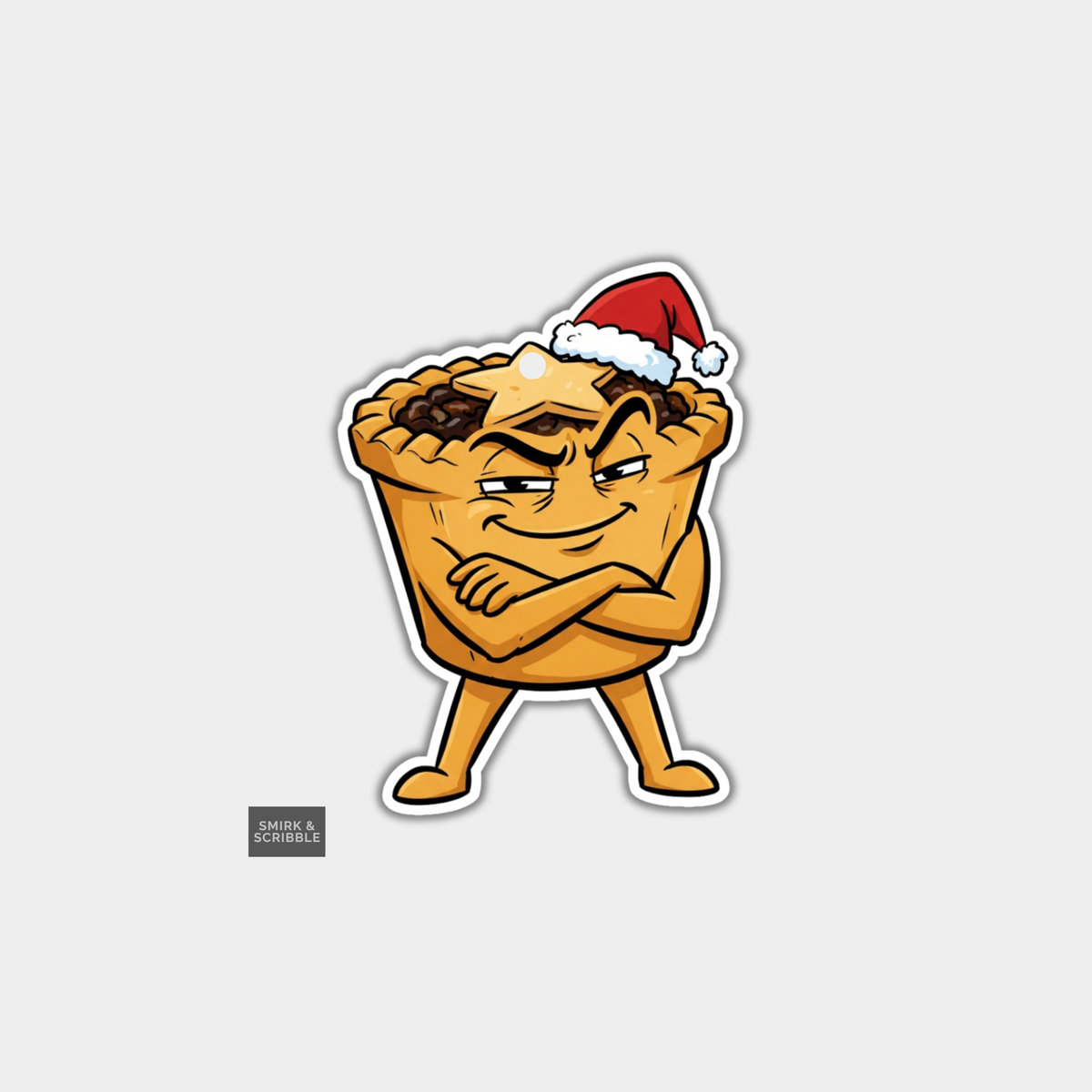Funny Christmas Gift Tags - Cheeky Mince Pie