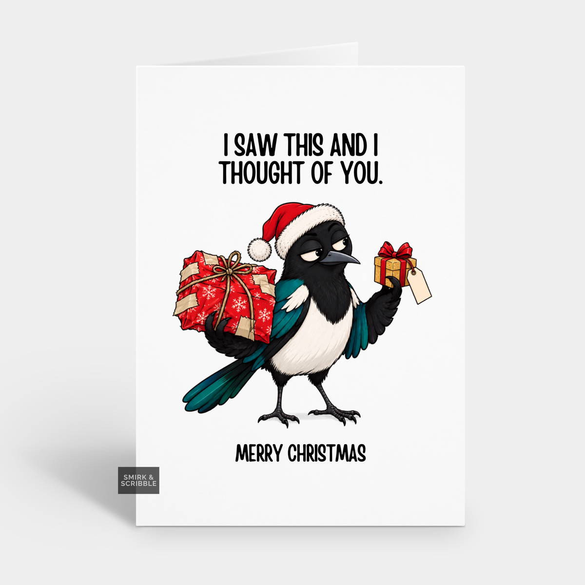 Funny Christmas Card - Thought Of You