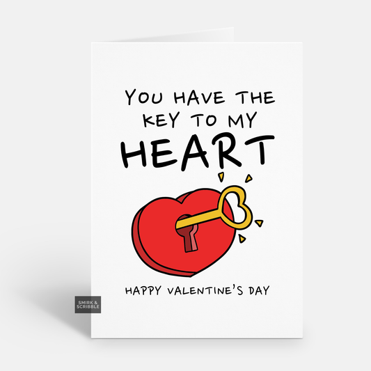 The Key Valentine's Card
