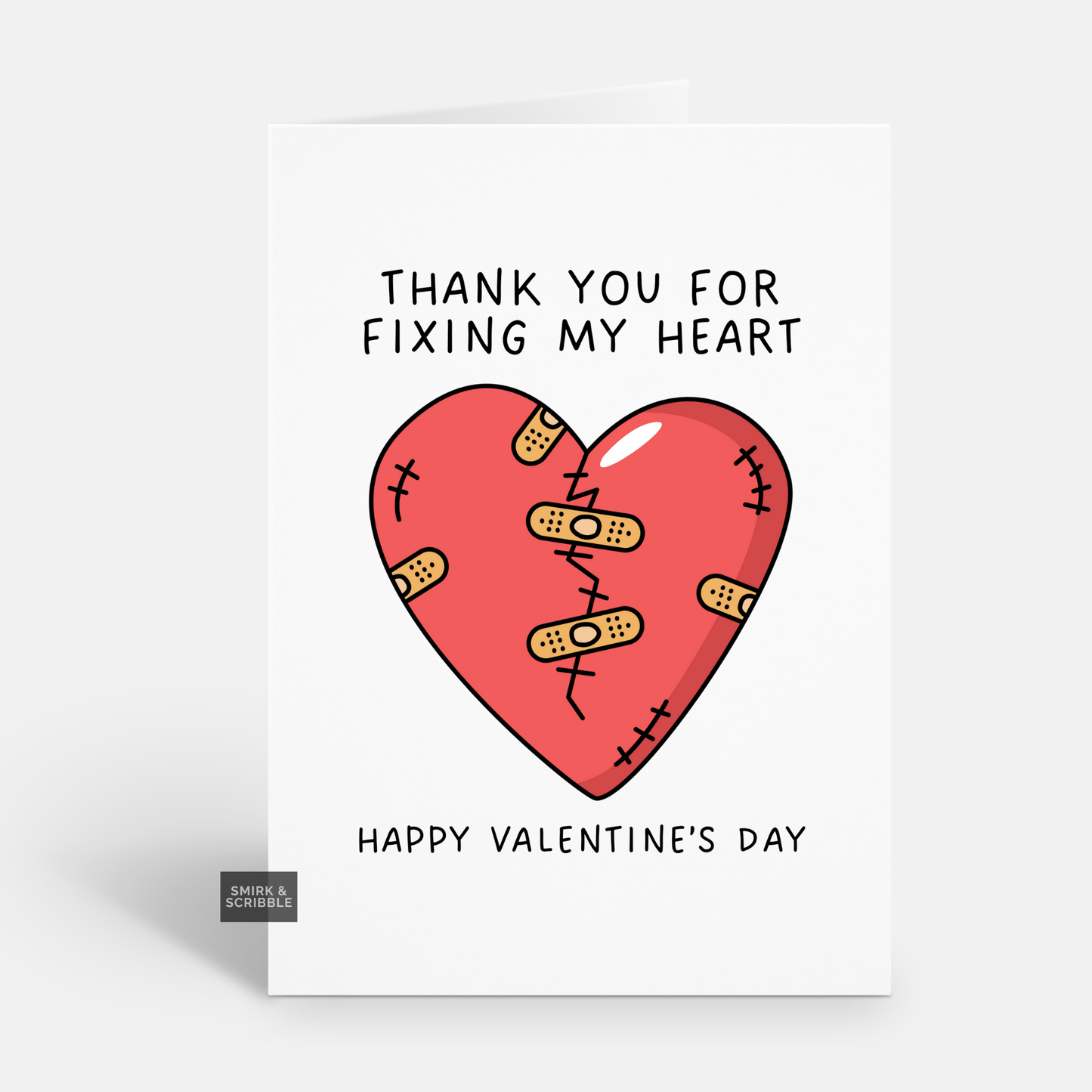 Fixing Heart Valentine's Card