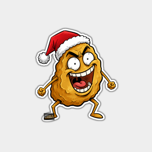 Funny Christmas Sticker - Cheeky Roast Potato