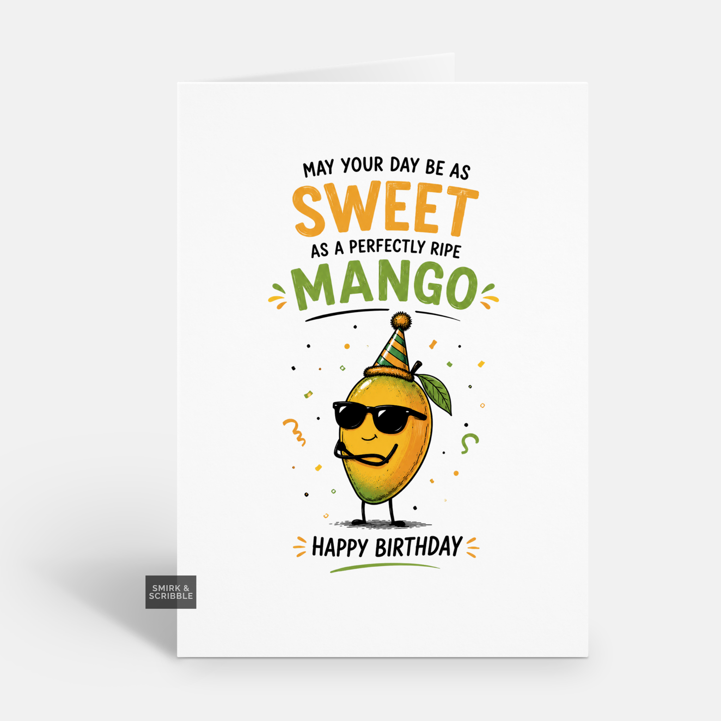 Funny Birthday Card - Sweet Ripe Mango