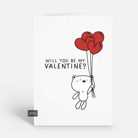 Will You Bear Valentine's Card