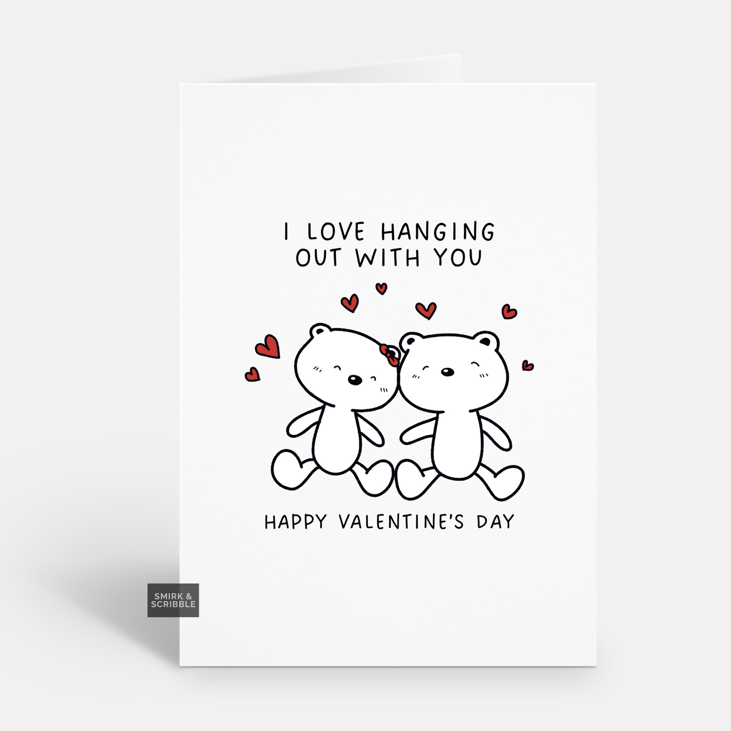 Hanging Out Valentine's Card
