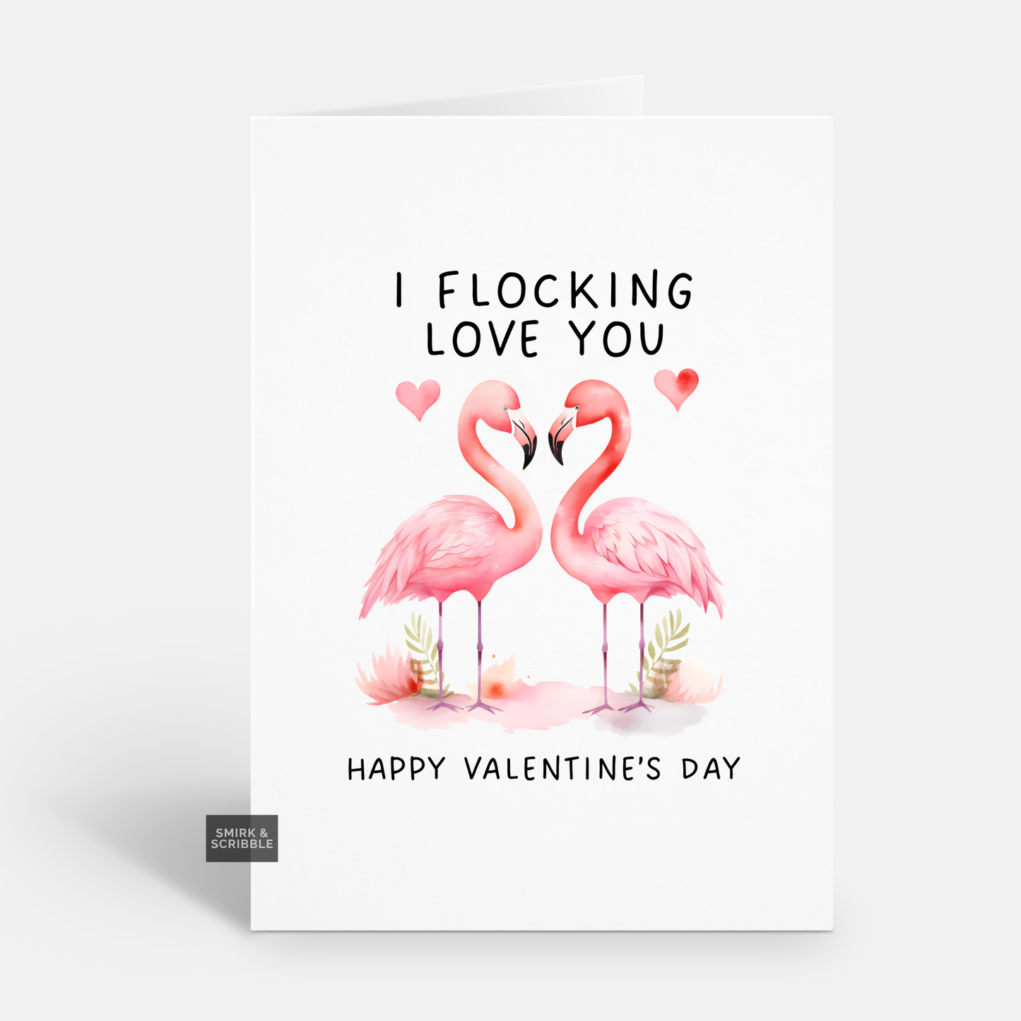 Flocking Valentine's Card