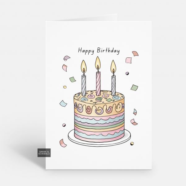 Cake Birthday Card