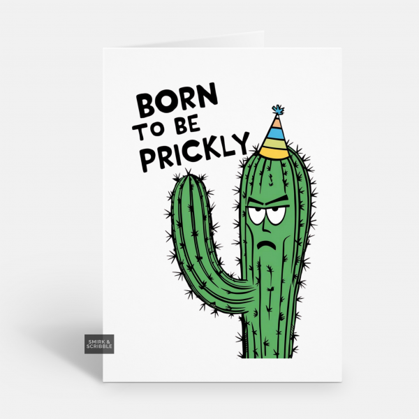 Prickly Birthday Card