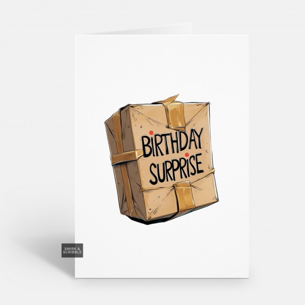 Surprise Birthday Card