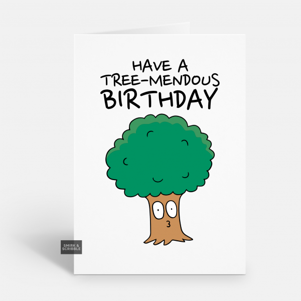 Tree-mendous Birthday Card