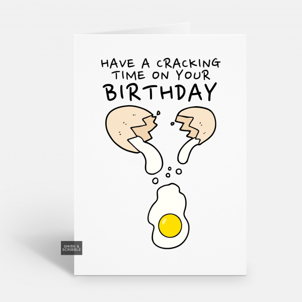 Cracking Time Birthday Card
