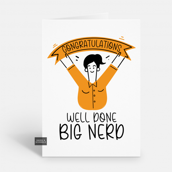 Big Nerd Congrats Card