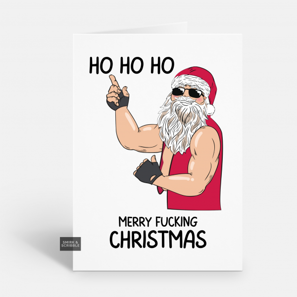 Ho Ho Ho Christmas Card