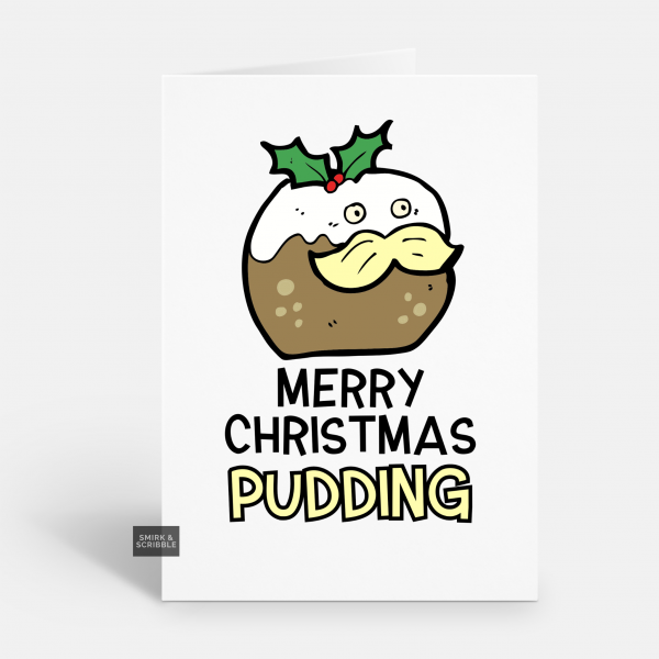 Pudding Christmas Card