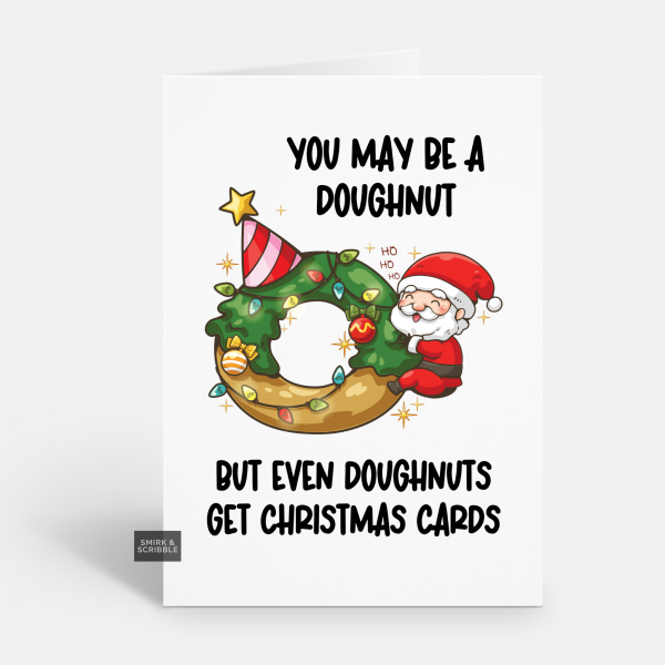 Doughnut Christmas Card