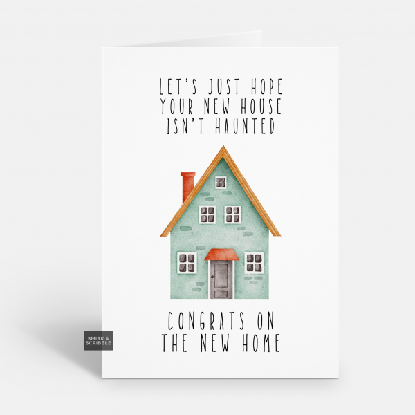 Haunted Congrats Card