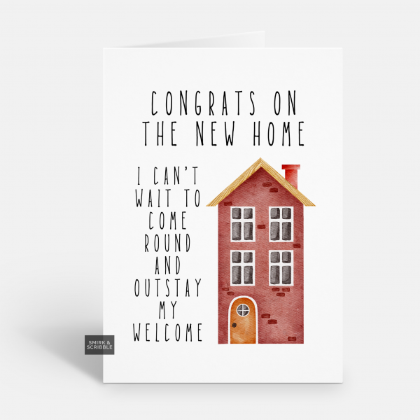 Outstay Congrats Card