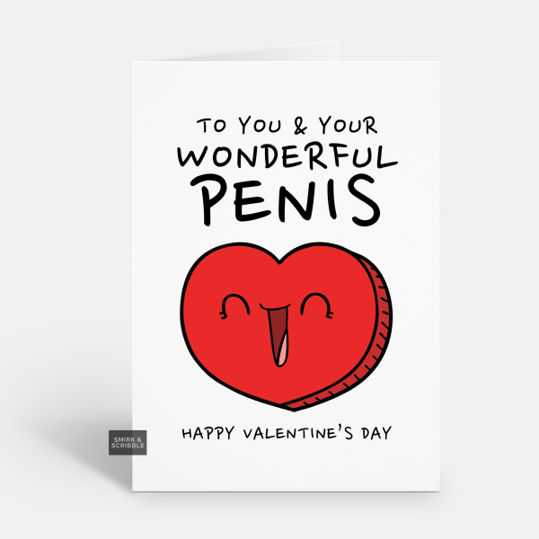 Penis Valentine's Day Card