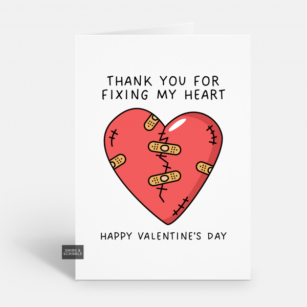 Fixing Valentine's Card