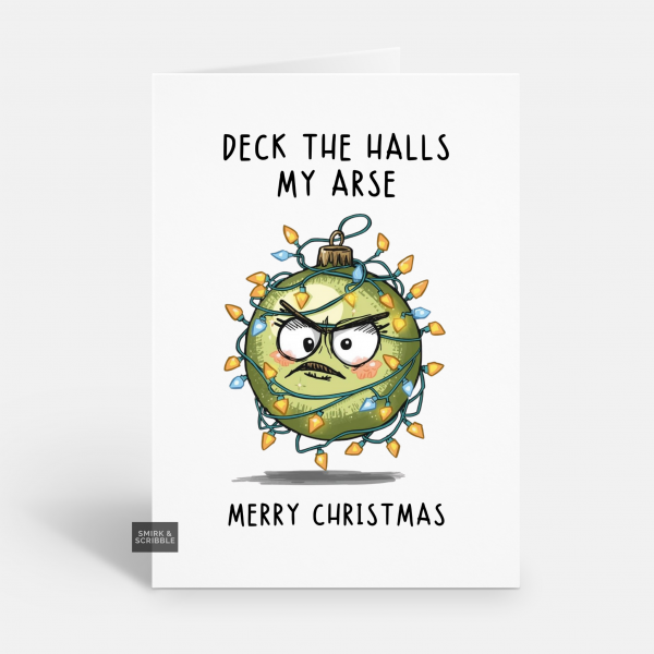 Deck the Halls Christmas Card