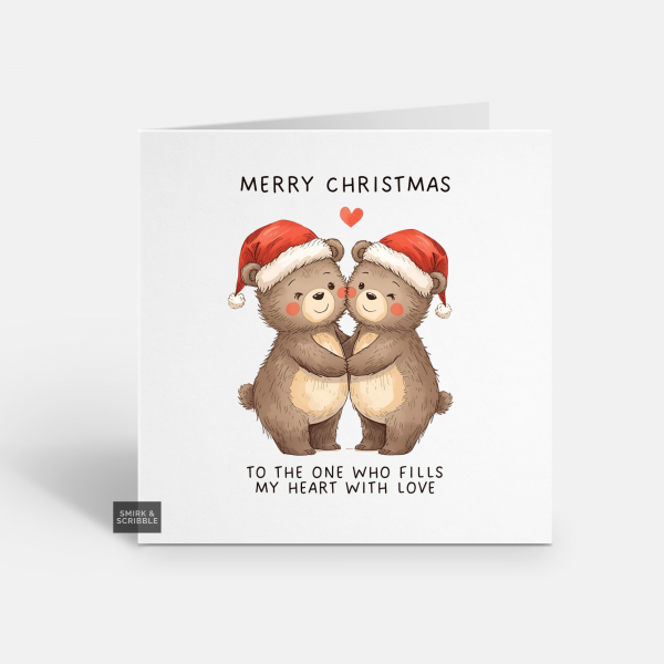 With Love Christmas Card
