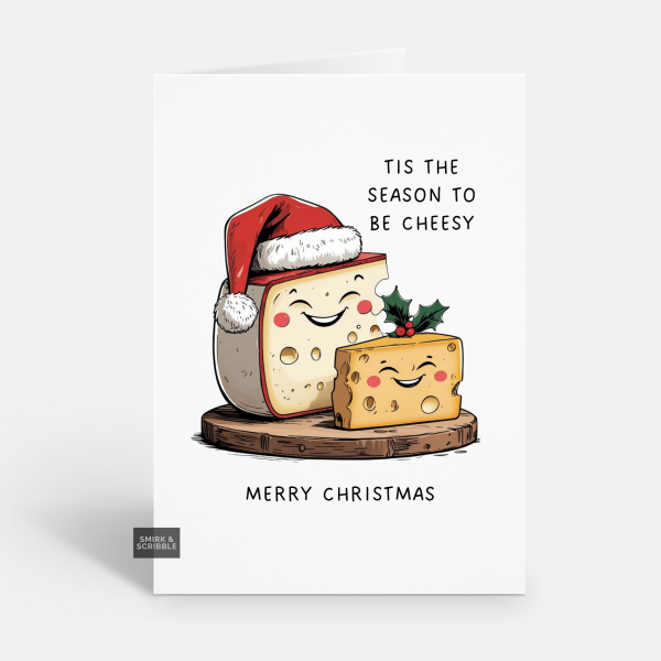 Be Cheesy Christmas Card