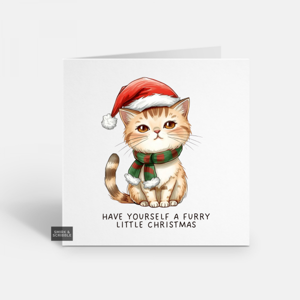 Furry Little Christmas Card