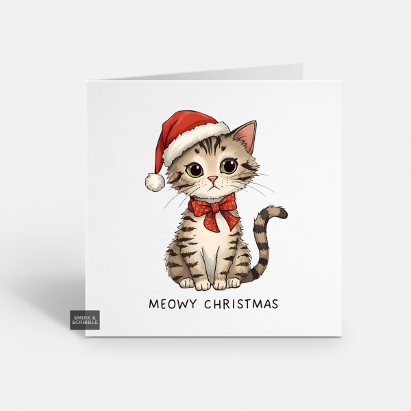 Meowy Christmas Card