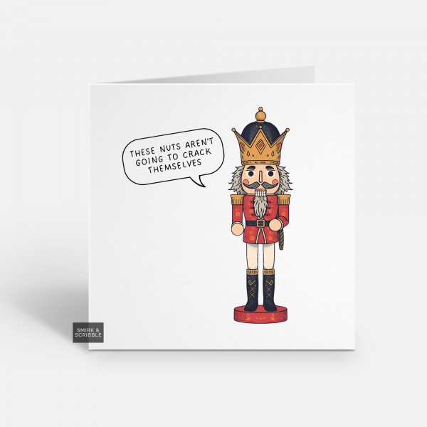 Nutcracker Christmas Card