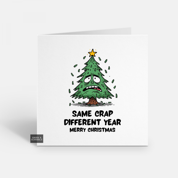 Same Crap Christmas Card