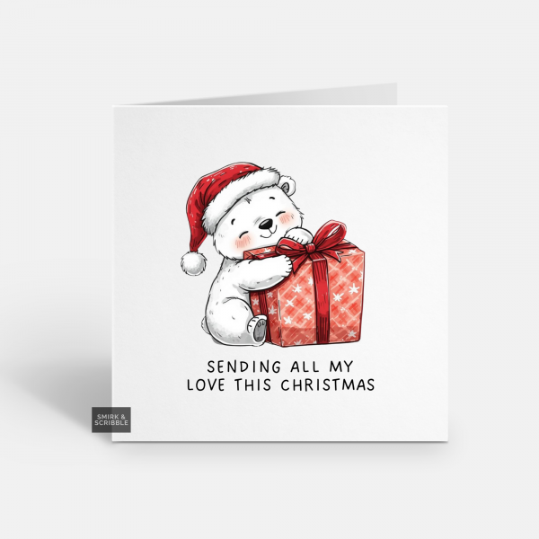 All My Love Christmas Card
